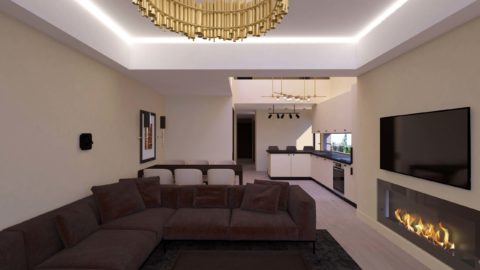 Малая двухуровневая квартира в доме